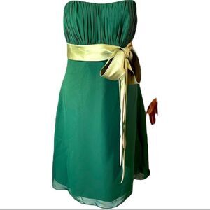 Alfred Angelo Strapless Bridesmaid Dress MEDIUM